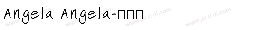 Angela Angela字体转换